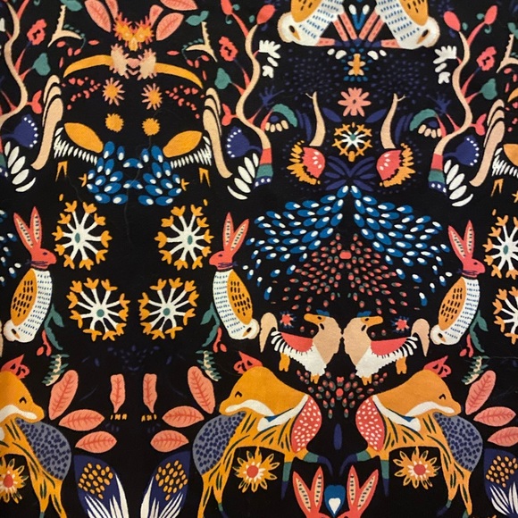 Eva Franco Midi Animal Print Skirt — Size 4 - Picture 4 of 4